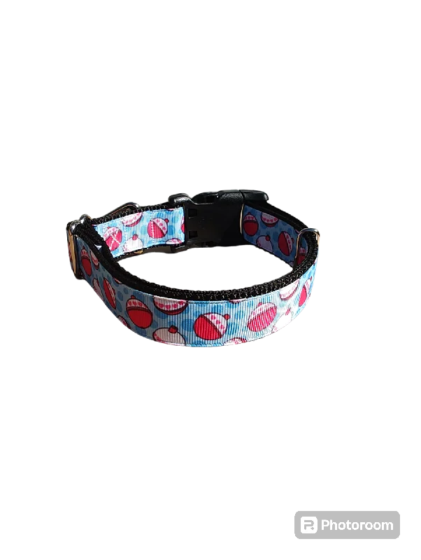 Padded dog face guard-Fishing Bobbers Nylon Dog Collar