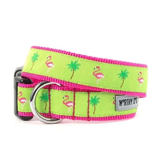 Spinning puppy treat ball-Flamingos Collar and Lead Collection