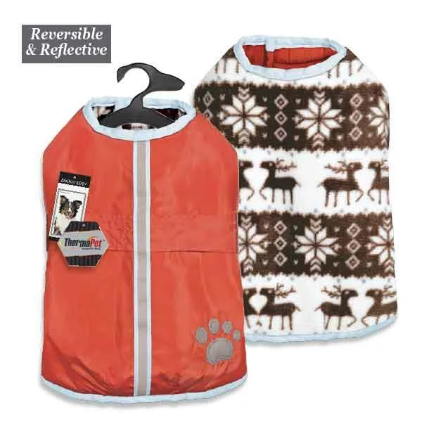 Grippy pet rest mat-Forest Friends Thermal Reversible Dog Coat