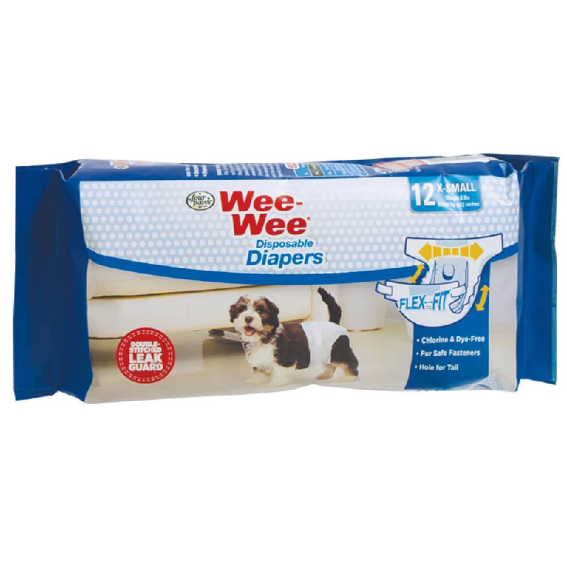 Gentle pet training buzzer-Four Paws Wee-Wee® Disposable Dog Diapers