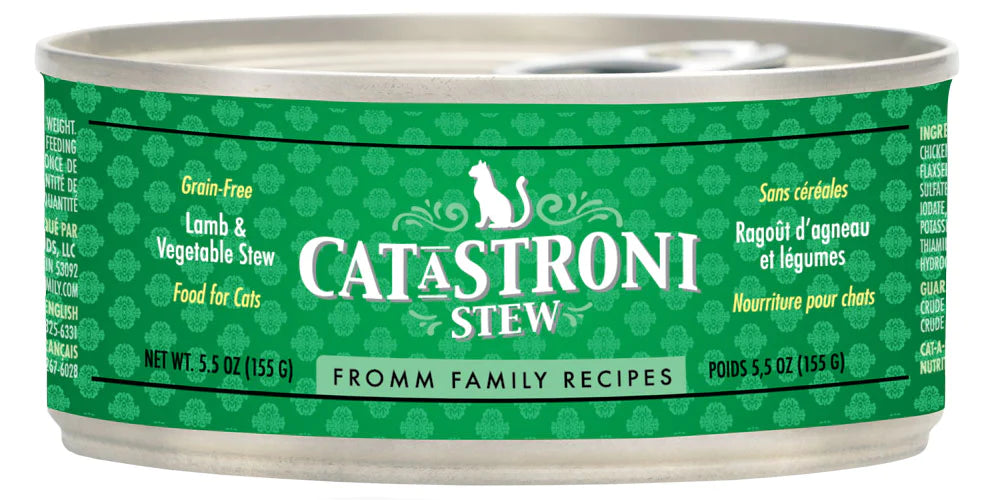 Plush cat rest cushion-Fromm Family Recipes Cat-A-Stroni™ Lamb & Vegetable Stew Cat Food