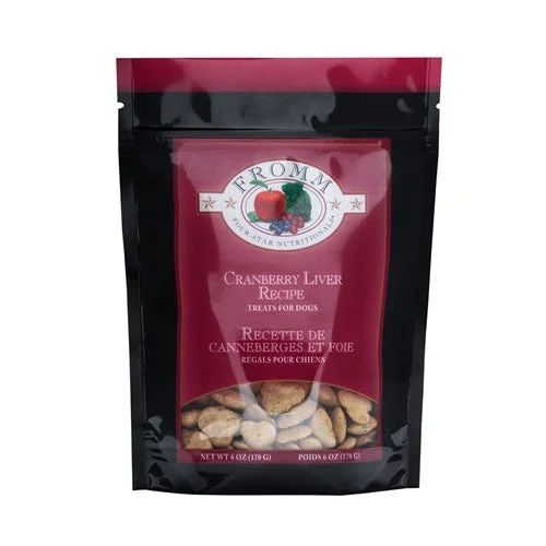 Portable cat activity post-Fromm Four-Star Nutritionals Cranberry Liver Recipe Treats for Dogs