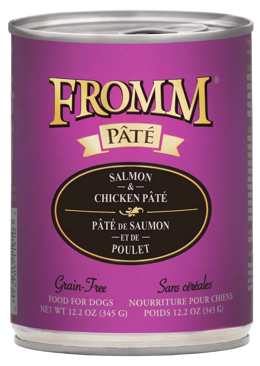 Compact pet hydration flask-Fromm Grain-Free Salmon & Chicken Pâté Dog Food