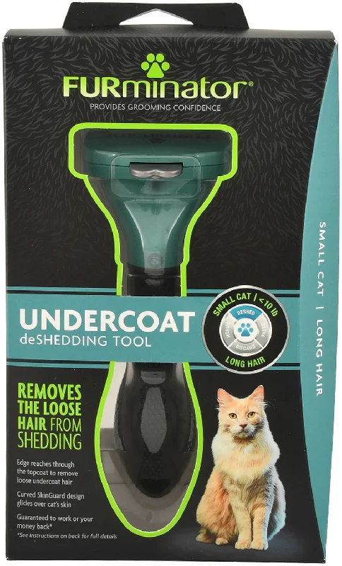 Mint pet calming band-FURminator Undercoat deShedding Tool for Cats