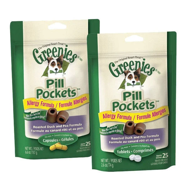 Padded rabbit adventure leash-Greenies Canine Pill Pockets Allergy Free Duck And Pea Capsules 6.6oz