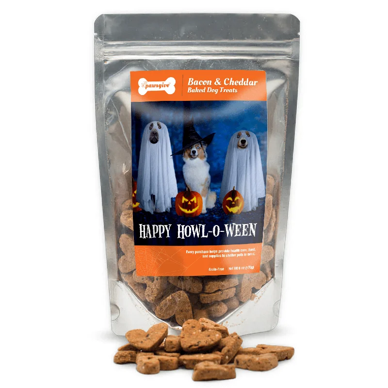 Plush pet sleep blanket-Happy Howl-O-Ween Bacon & Cheese Dog Treats