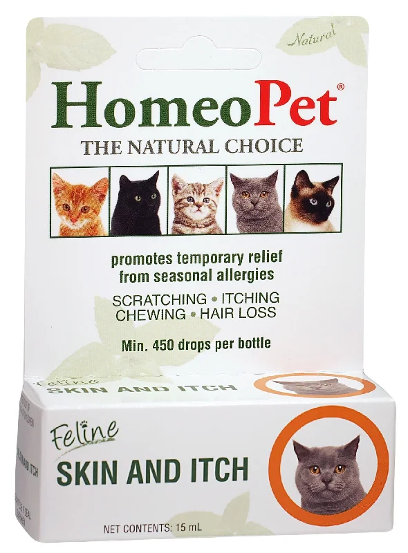 Non-slip pet boot socks-HomeoPet Feline Skin and Itch, 15 mL