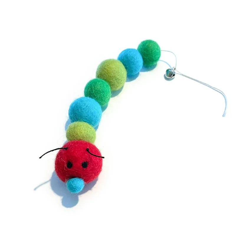 Herbal cat calming toy-Hungry Kat the Caterpillar Eco Toy