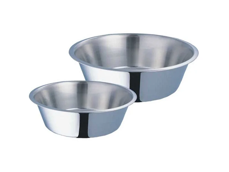 Hard rubber chew disc-Indipet Standard Feeding Dish High Gloss finish is easy to clean.