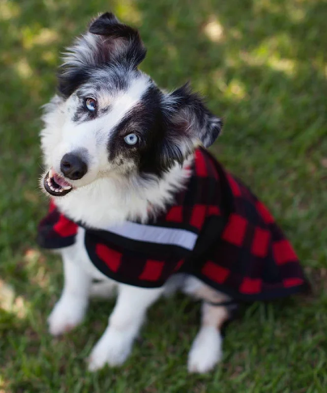 Essential oil pet spray-Expression "Buffalo Check" Fleece Dog Rug