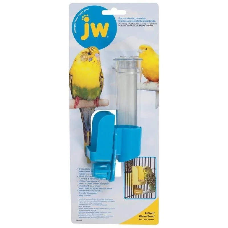 Travel cat litter pan-JW CLEAN SEED SILO BIRD FEEDER