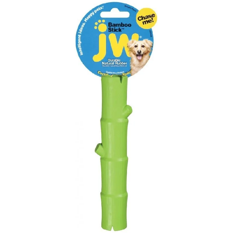 Portable dog rest kennel-JW Pet Large Durable Stick Rubber Dog Toy