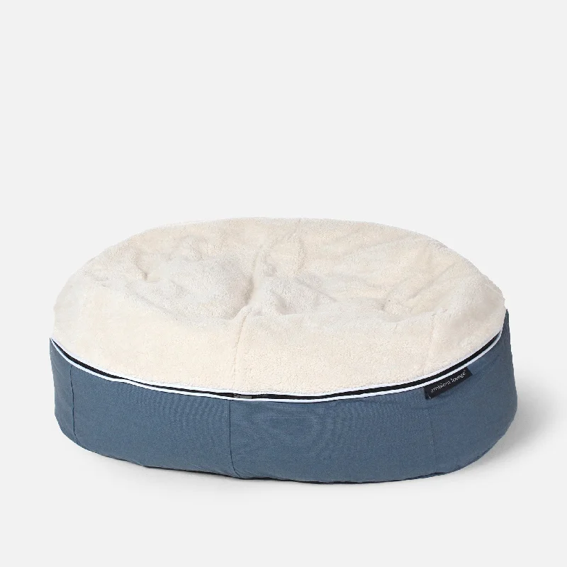 Herbal pet coat balm-(L) Premium Indoor/Outdoor Dog Bed (Blue Dream Organic Cotton)