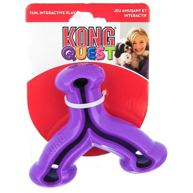 Plush puppy rest pad-Large Kong Quest Wishbone Treat Dispensing Dog Toy