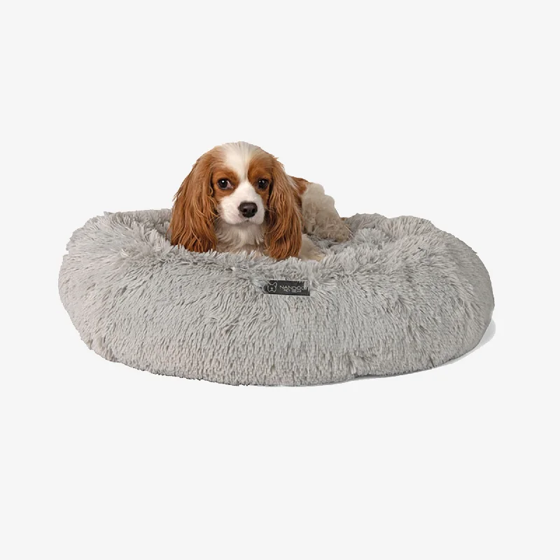 Pet-safe room deodorizer-Calming Dog & Cat Shaggy Bed Light Gray