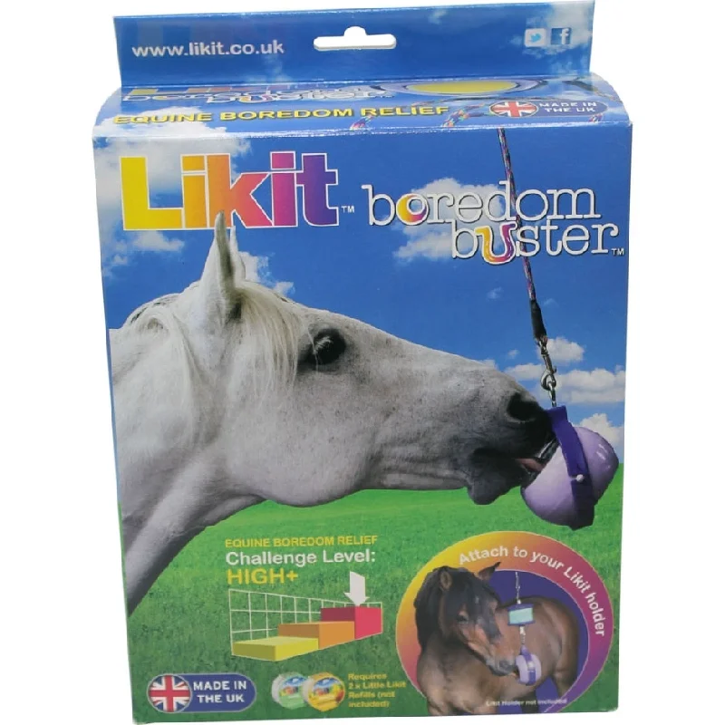 Herbal cat dental toy-LIKIT BOREDOM BUSTER HORSE TOY (LILAC)