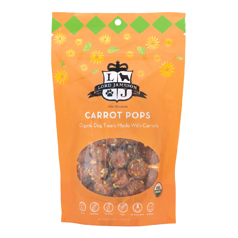 Magnetic pet door lock-Lord Jameson Carrot Pops Organic Dog Treats