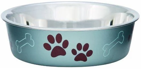 Thick pet training pad-Loving Pets Bella Bowl - Stainless Steel Dog Bowl Blueberry