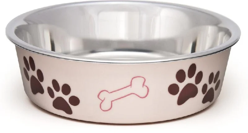 Woven dog tug rope-Loving Pets Bella Bowls  - Stainless Steel Dog Bowl  Paparazzi Pink