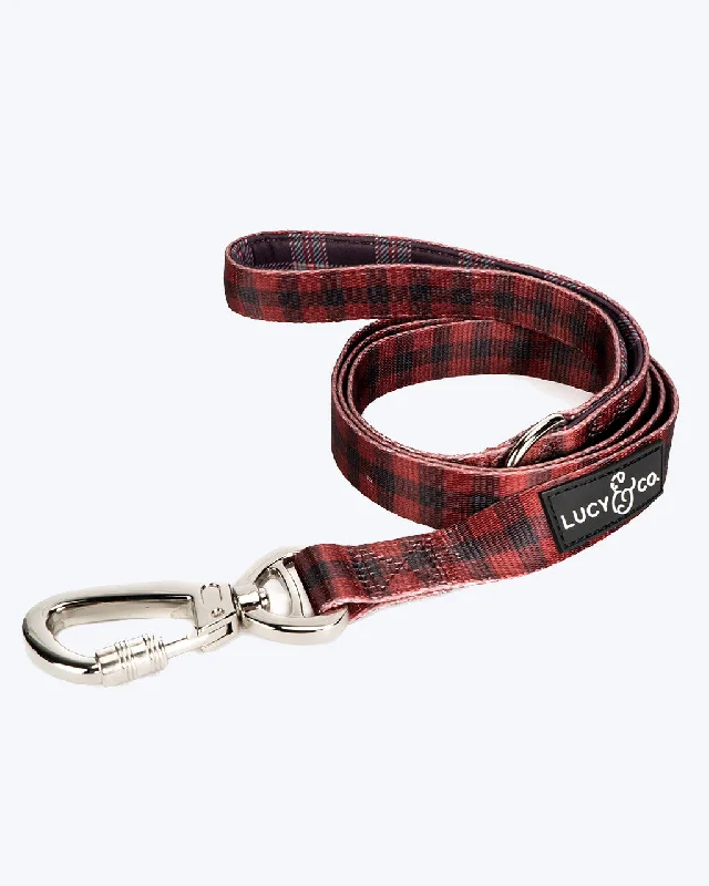 Plaid pet neck bandana-MATCHING LEASH by Lucy & Co