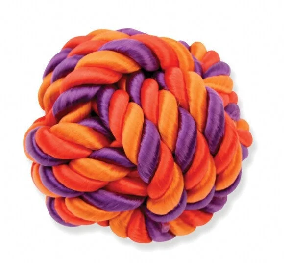 Thick pet training pad-Mammoth Medium 4.75 Inch Monkey Fist Rope Ball Toy