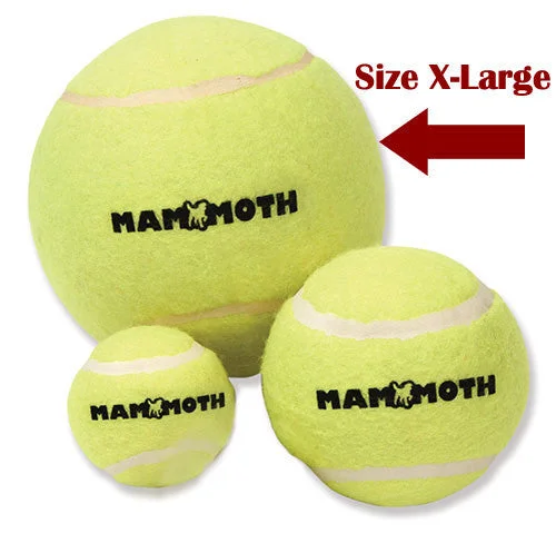 Adjustable pet flotation vest-Mammoth X-Large 6 Inch Tennis Ball Dog Toy