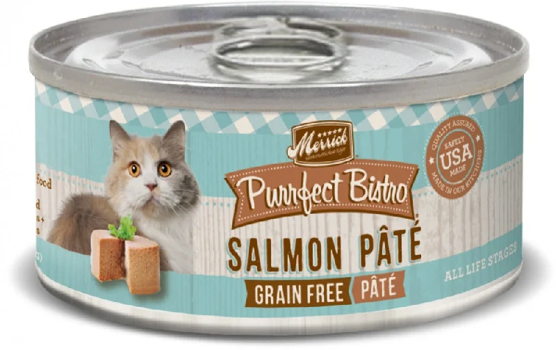 Anti-slip pet winter boots-Merrick Purrfect Bistro Salmon Pate Grain Free Canned Cat Food