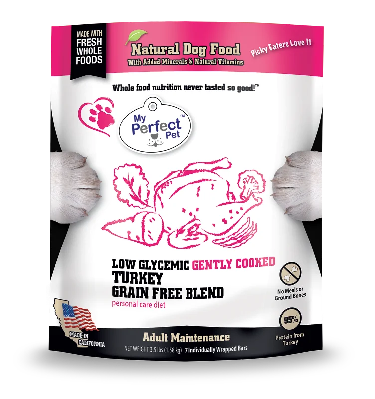 Velvet pet sleep cave-My Perfect Pet Tino’s Glycemic Friendly Turkey Blend