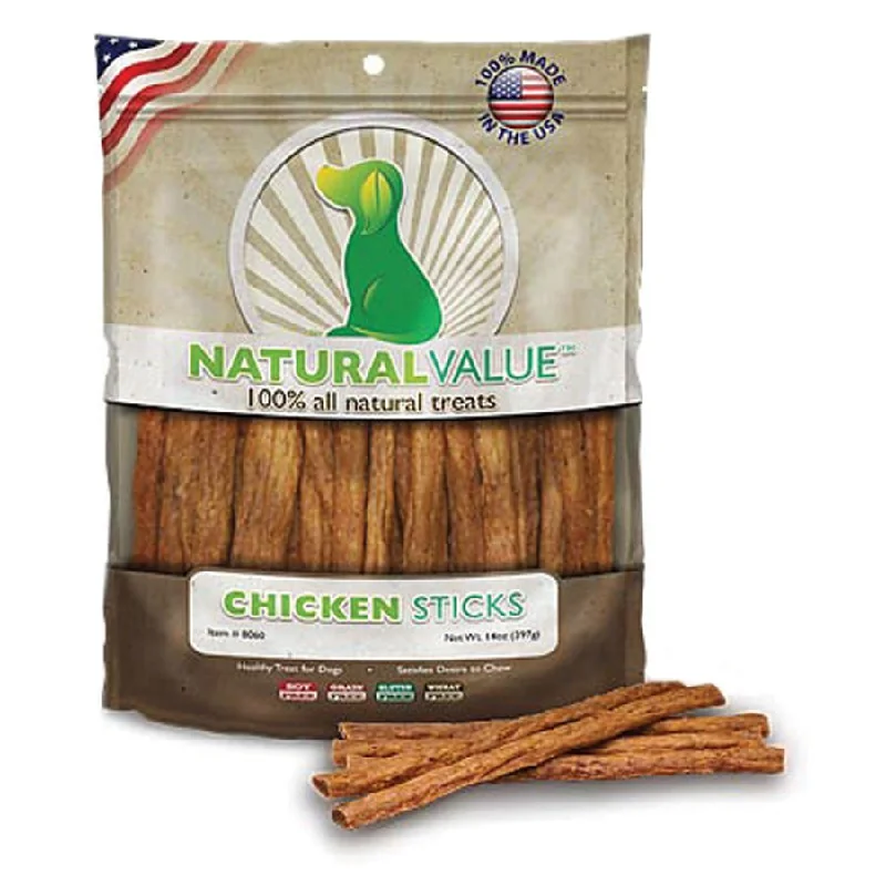 Travel pet agility hoop-Natural Value Treat Sticks, 14 oz