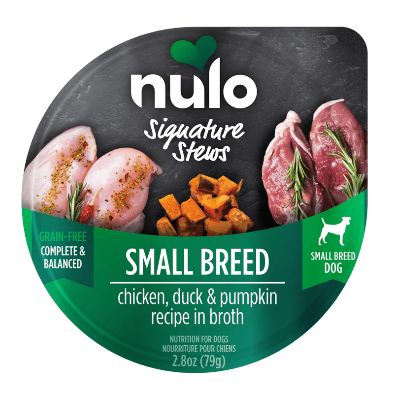 Cushioned cat nap mat-Nulo Chicken, Duck & Pumpkin recipe in broth Signature Stews for small breeds 2.8oz