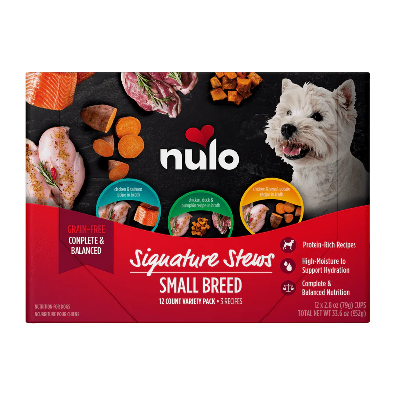 Lavender-scented waste bags-Nulo Signature Stews for Small Breed 12ct.