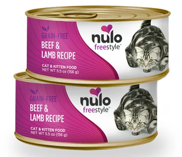 Dual-bristle pet brush-Nulo FreeStyle Grain Free Beef and Lamb Recipe Canned Cat & Kitten Food