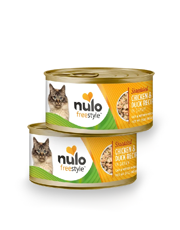 Neon dog adventure leash-Nulo FreeStyle Shredded Chicken & Duck Recipe in Gravy Cat & Kitten Food