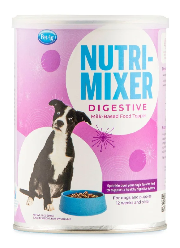 Low-volume pet clicker-Nutri-Mixer Digestive Topper for Dogs & Puppies, 12 oz