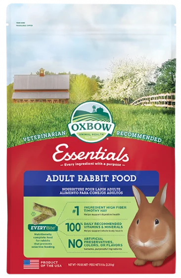 Fleece-lined dog boots-Oxbow Essentials - Adult Rabbit Food