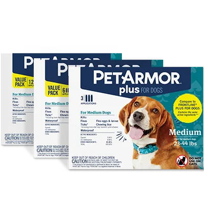 Herbal dog ear cleaner-PetArmor® Plus Flea and Tick Protection for Dogs