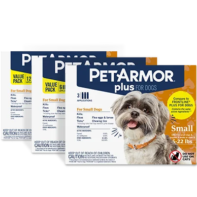 Cooling pet chest wrap-PetArmor® Plus Flea and Tick Protection for Dogs