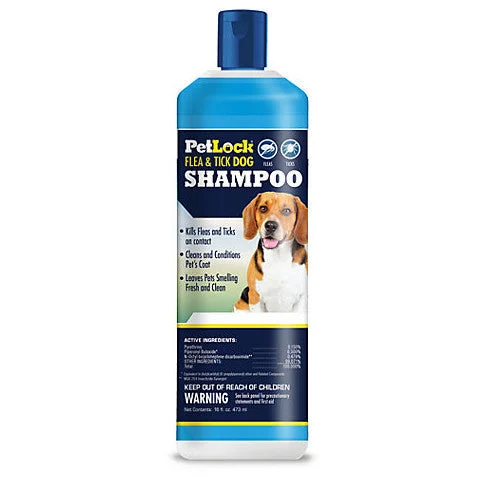 Portable pet fence panel-PetLock Flea and Tick Dog Shampoo 16oz