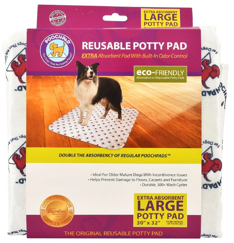 Organic rabbit chew block-Extra Absorbency PoochPad for Mature Dogs, Large, 36" x 36"