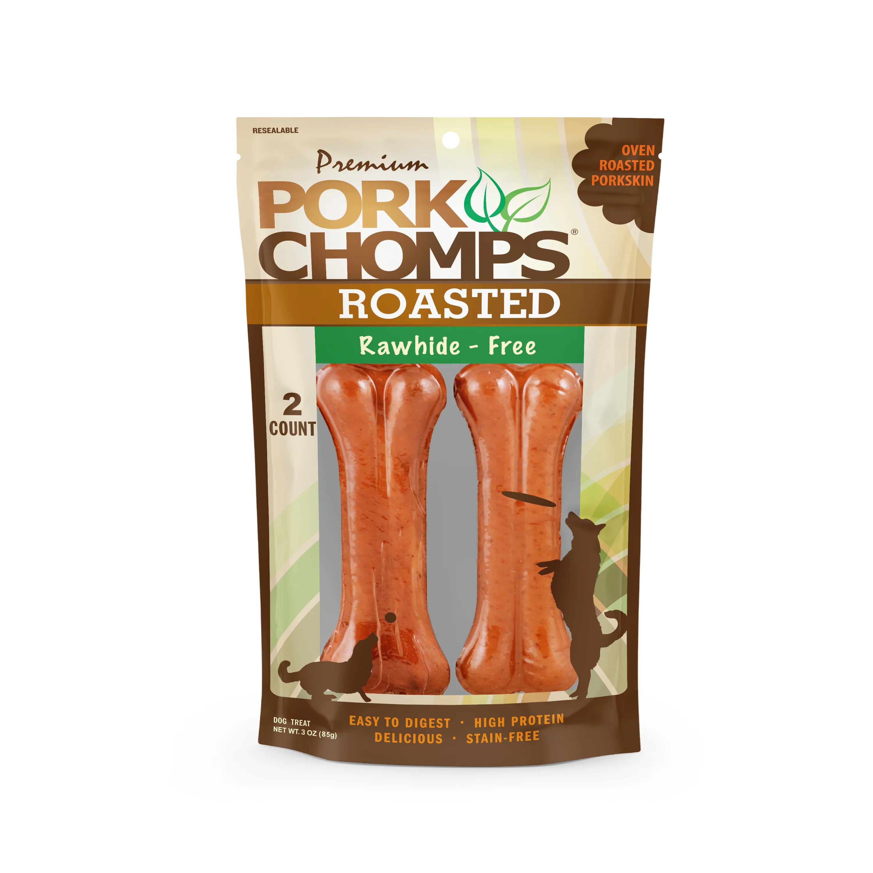 Heated reptile tank stone-PORK CHOMP ROASTED PRESSED BONE 2CT