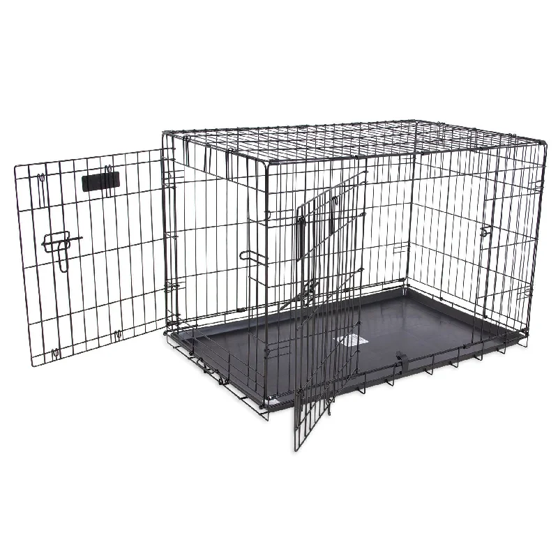 Durable rubber pet disc-Precision Pet ProValu 2 Door Wire Crate