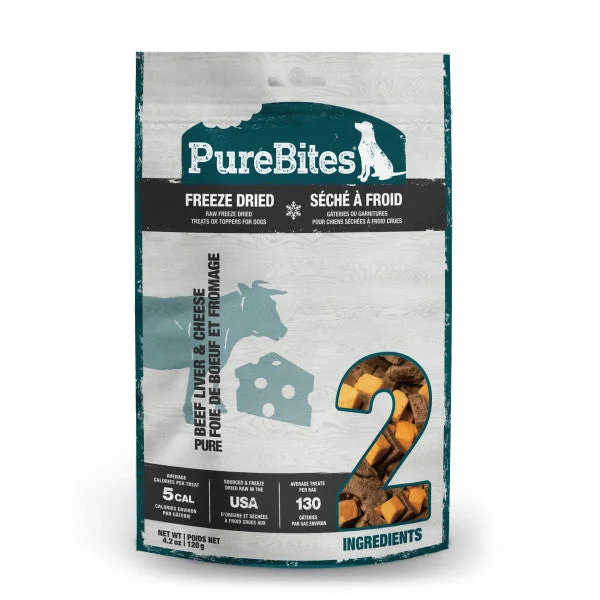 Fabric bunny chew toy-PureBites Freeze Dried Beef & Cheese Dog Treats (4.2 Oz)