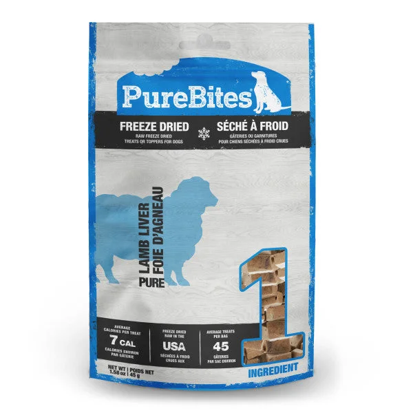 Dust-free cat litter pellets-PureBites Lamb Liver Dog Treats