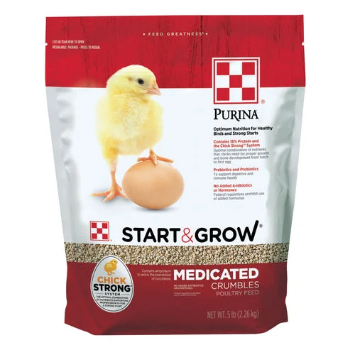 Plush catnip toy bird-Purina® Start & Grow® Medicated Chick Food