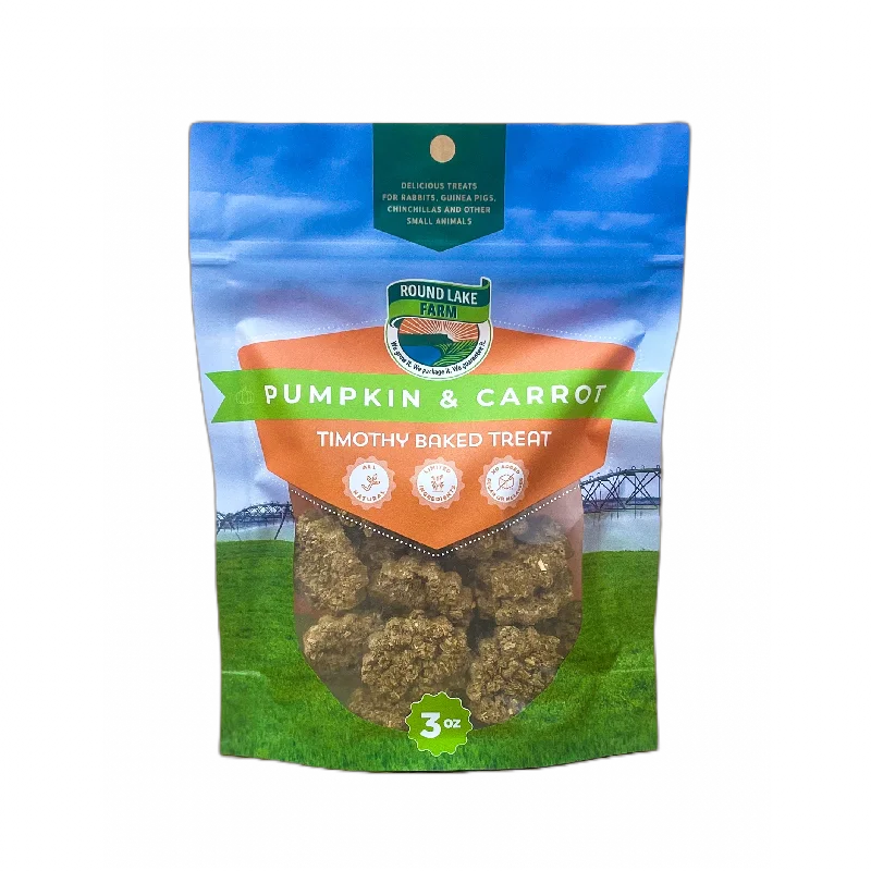 Puzzle rabbit foraging mat-Round Lake Farm Pumpkin & Carrot Timothy Baked Treats