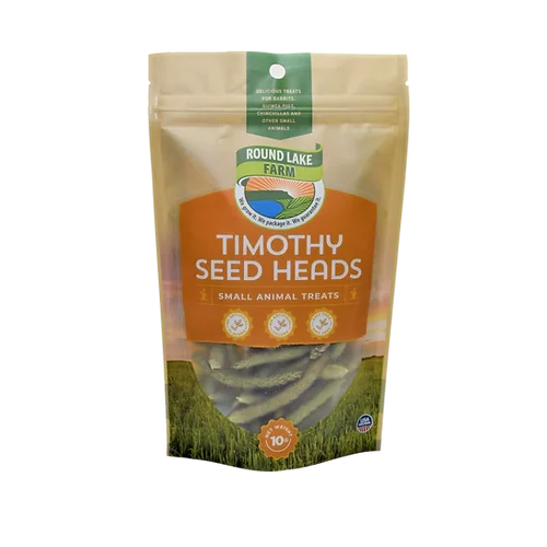 Odor-locking pet trash-Round Lake Farm Timothy Seed Heads