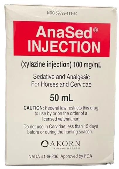 Herbal pet joint treats-AnaSed (xylazine) Injection, 100mg/ml x 50ml for Horses