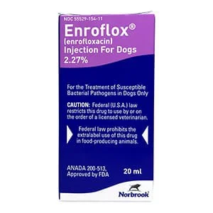 UV-proof pet shade cover-Rx Enroflox Injection, 22.7mg x 20 ml Vial