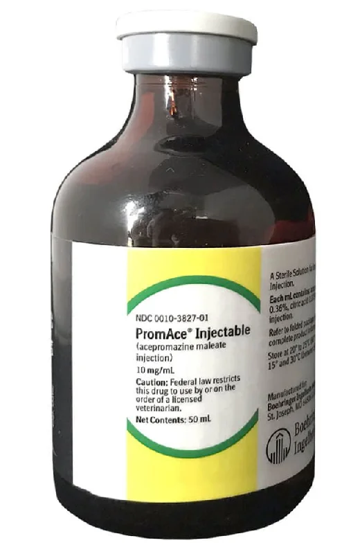 Flexible pet play tunnel-PromAce (acepromazine maleate) Injection x 50mL bottle for Dogs, Cats, & Horses