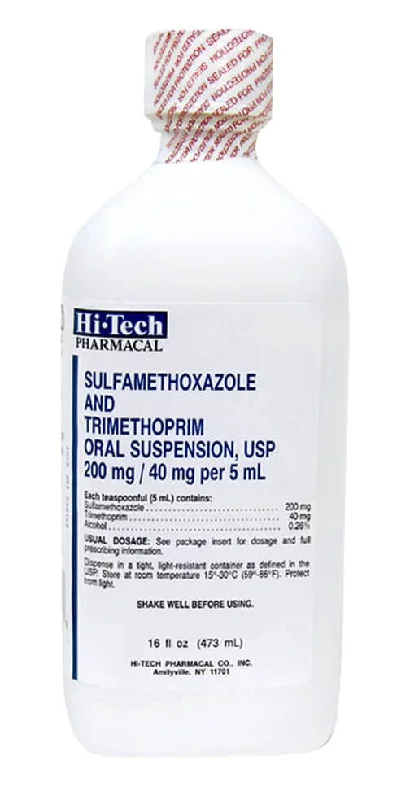 Odor-blocking pet spray-SMZ/TMP (sulfamethoxazole and trimethoprim) 240mg/5mL, 473 mL Suspension